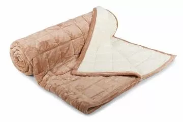 Deka OVEČKA prošívaná s výplní 150x200 čokoládová