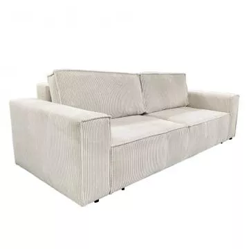 Rozkldac pohovka, smetanov, HARPERA BIG SOFA