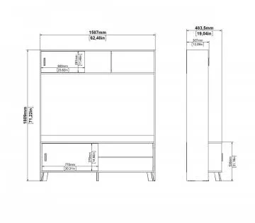 TV stna Iker 718 jackson hickory/bl