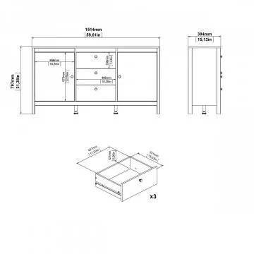 Komoda Real 670 bl