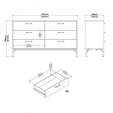 Komoda Danila 302 ern mat