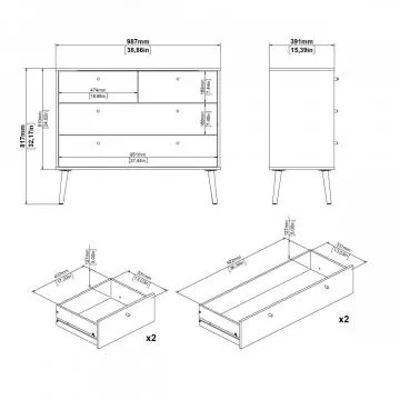  Komoda Boaz 124 bl