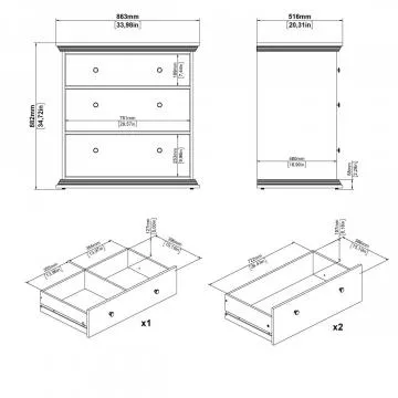 Komoda Norby 331 bl