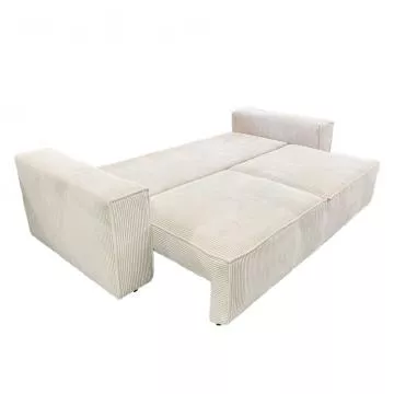 Rozkldac pohovka, smetanov, HARPERA BIG SOFA