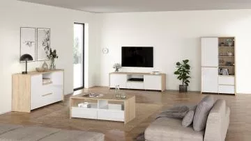  TV stolek Nerea 315 jackson hickory/bl lesk