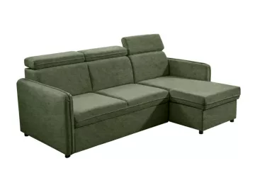 Rohová sedací souprava ALECHANDRO B, zelená