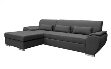 Rohová sedací souprava PEDRA ROH, levé provedení, šedá