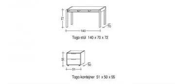 TOGO stl - varianta Prodn - schma